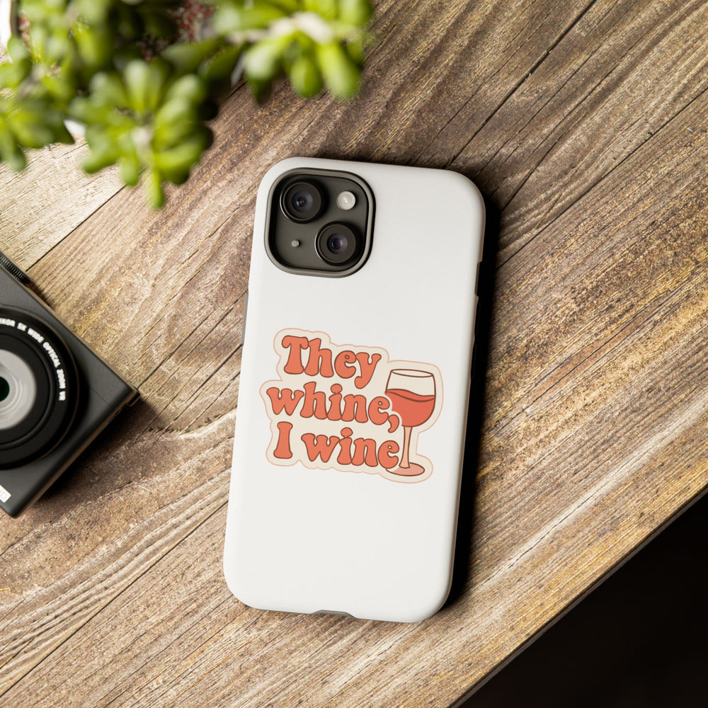 Wine Lover's Phone Case | Tough Case, Cell Phone Accessories, Gift for Her, Unique Phone Cover, Fun Wine Design