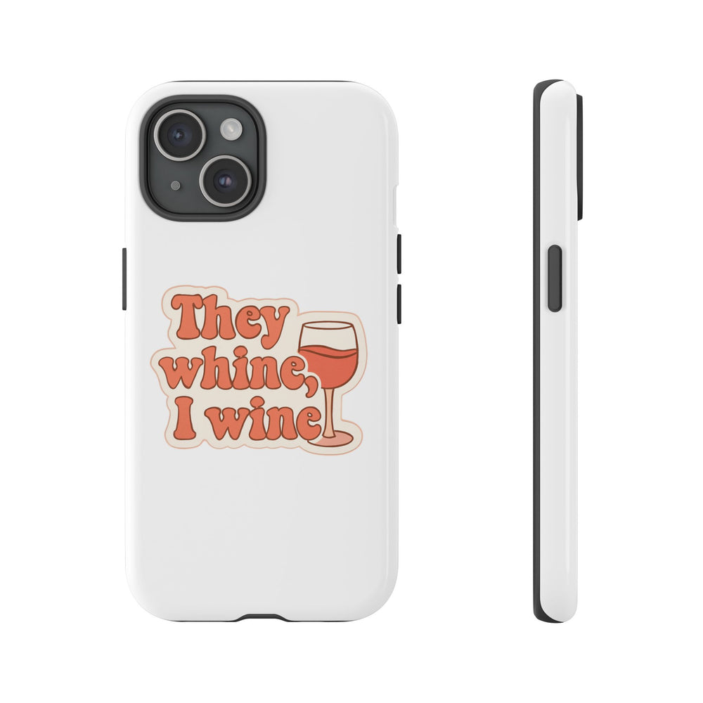 Wine Lover's Phone Case | Tough Case, Cell Phone Accessories, Gift for Her, Unique Phone Cover, Fun Wine Design