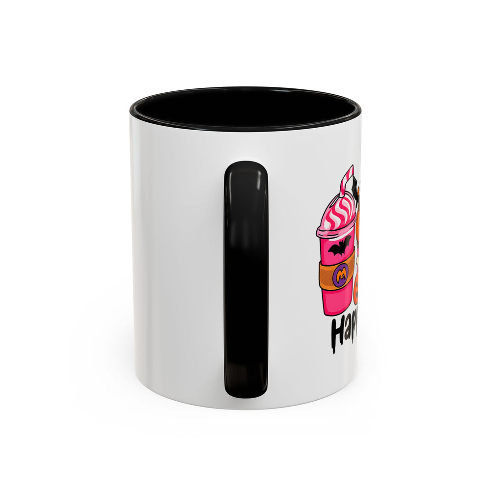 Halloween Accent Coffee Mug with Fun Designs, Perfect for Spooky Season, Gift for Coffee Lovers, Unique Holiday Mug