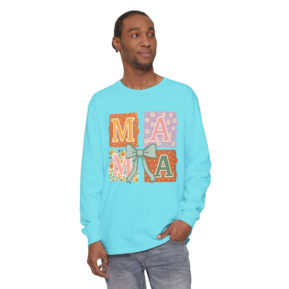 Mama Long Sleeve T-Shirt, Gift for Mom, Floral T-Shirt, Mother’s Day Gift, Comfortable Casual Wear