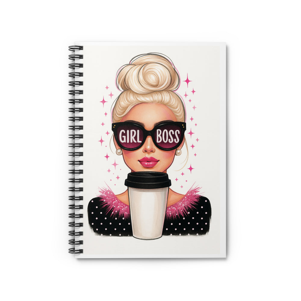 Chic Girl Boss Spiral Notebook - Ruled Line, Motivational Journal, Office Supplies, Inspirational Gifts, Creative Writing