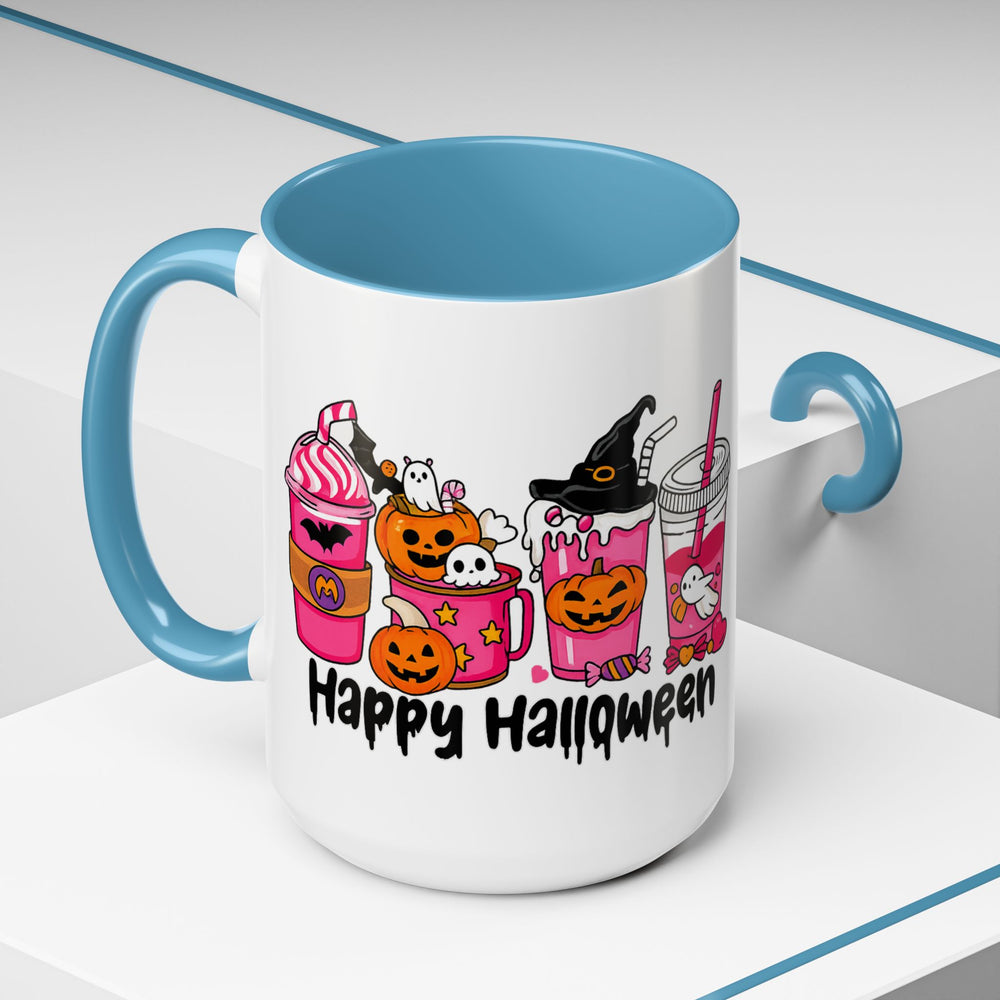 Halloween Accent Coffee Mug with Fun Designs, Perfect for Spooky Season, Gift for Coffee Lovers, Unique Holiday Mug