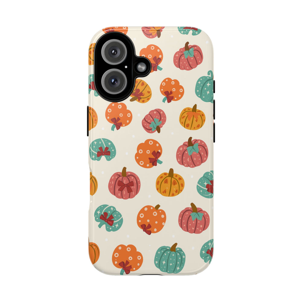 Pumpkin Phone Case - Cute Fall Design, Autumn Accessory, Gift for Her, Halloween Decor, Cozy Vibes