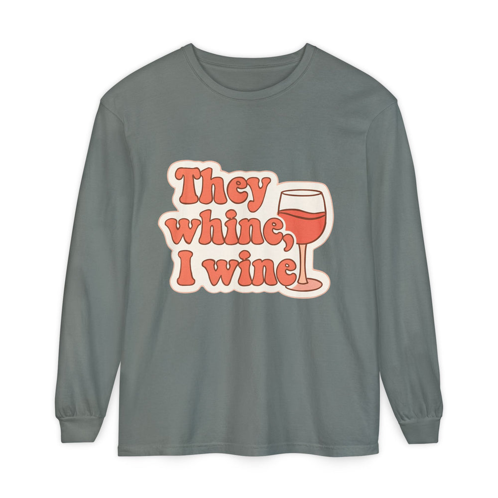 Wine Lovers Long Sleeve T-Shirt, Funny Wine Tee, Gift for Wine Enthusiasts, Fun Gatherings Shirt, Perfect for Parties