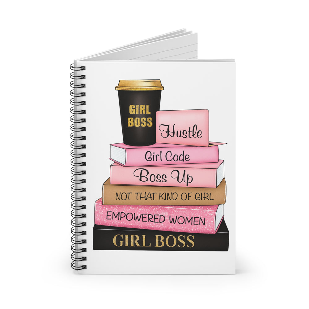 Empowered Women Spiral Notebook, Perfect Gift for Boss Ladies, Motivational Journal for Students, Girl Boss Gifts, Women's Day Notebooks