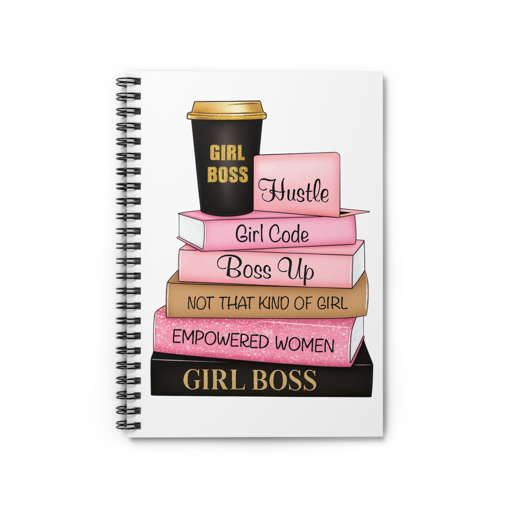 Empowered Women Spiral Notebook, Perfect Gift for Boss Ladies, Motivational Journal for Students, Girl Boss Gifts, Women's Day Notebooks