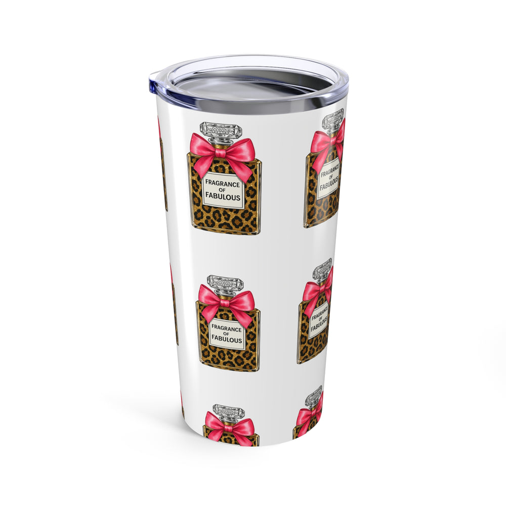 Fabulous Fragrance 20oz Tumbler, Stylish Insulated Drinkware, Perfume Lovers Gift, Cute Travel Mug, Unique Home Decor