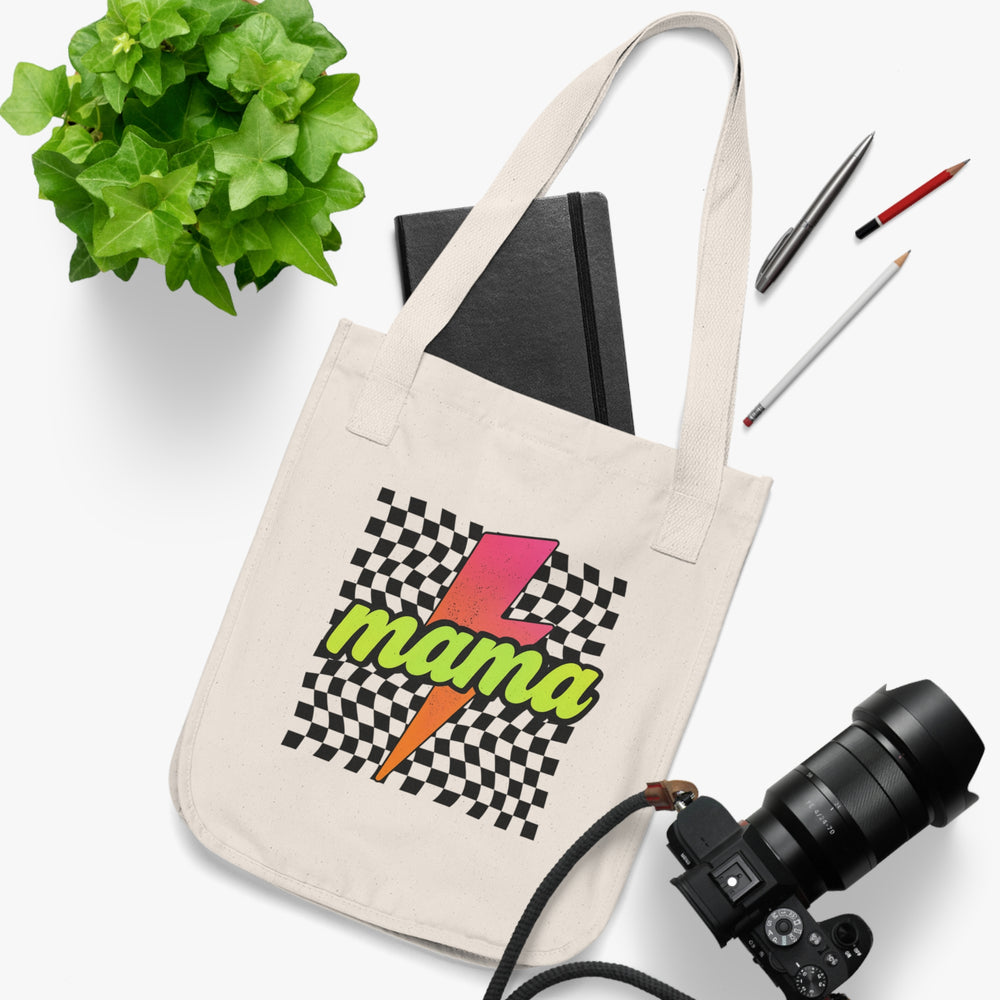 Chic Mama Tote Bag | Organic Canvas Bag, Eco-Friendly, Reusable Grocery Bag, Gift for Moms, Fashionista Mothers Day