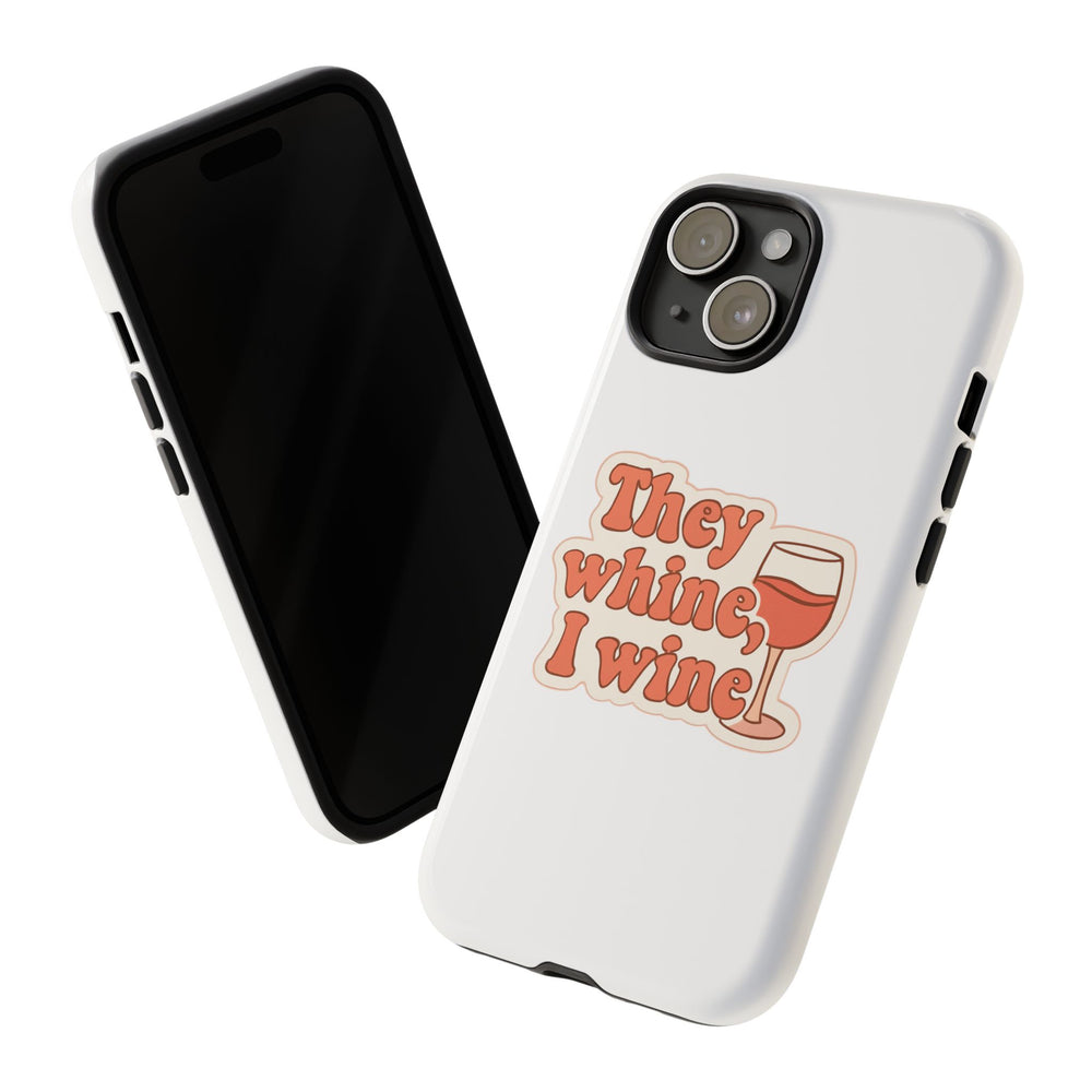 Wine Lover's Phone Case | Tough Case, Cell Phone Accessories, Gift for Her, Unique Phone Cover, Fun Wine Design