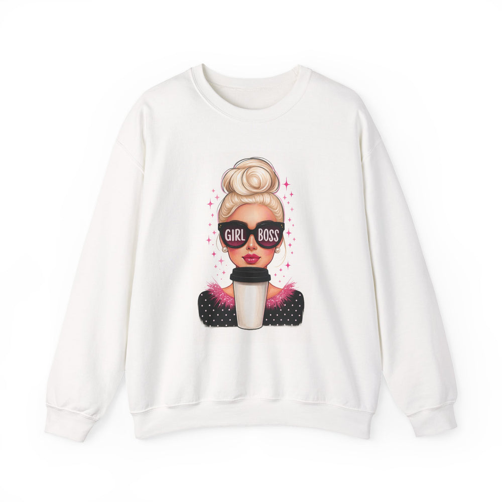 Glam Girl Boss Crewneck Sweatshirt, Empowerment Apparel, Cozy Unisex Sweatshirt, Inspirational Gift, Boss Babe Style