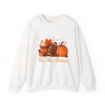 Cozy Fall Sweatshirt, Autumn Crewneck, Tis The Season Sweater, Pumpkin Spice Top, Thanksgiving Gift