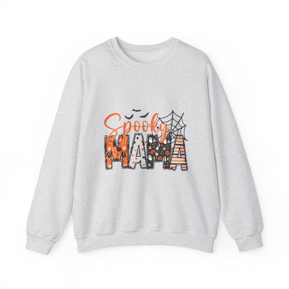 Spooky Mama Sweatshirt, Cozy Halloween Pullover, Fall Fashion, Unisex Crewneck, Halloween Gift, Seasonal Apparel
