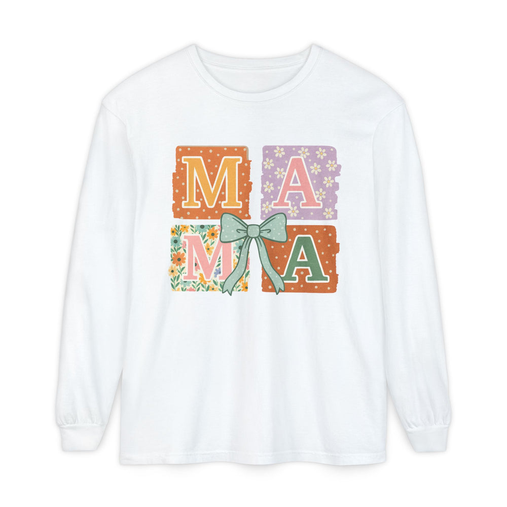 Mama Long Sleeve T-Shirt, Gift for Mom, Floral T-Shirt, Mother’s Day Gift, Comfortable Casual Wear