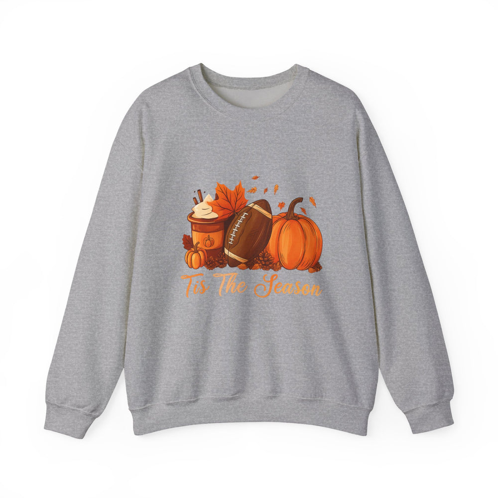 Cozy Fall Sweatshirt, Autumn Crewneck, Tis The Season Sweater, Pumpkin Spice Top, Thanksgiving Gift