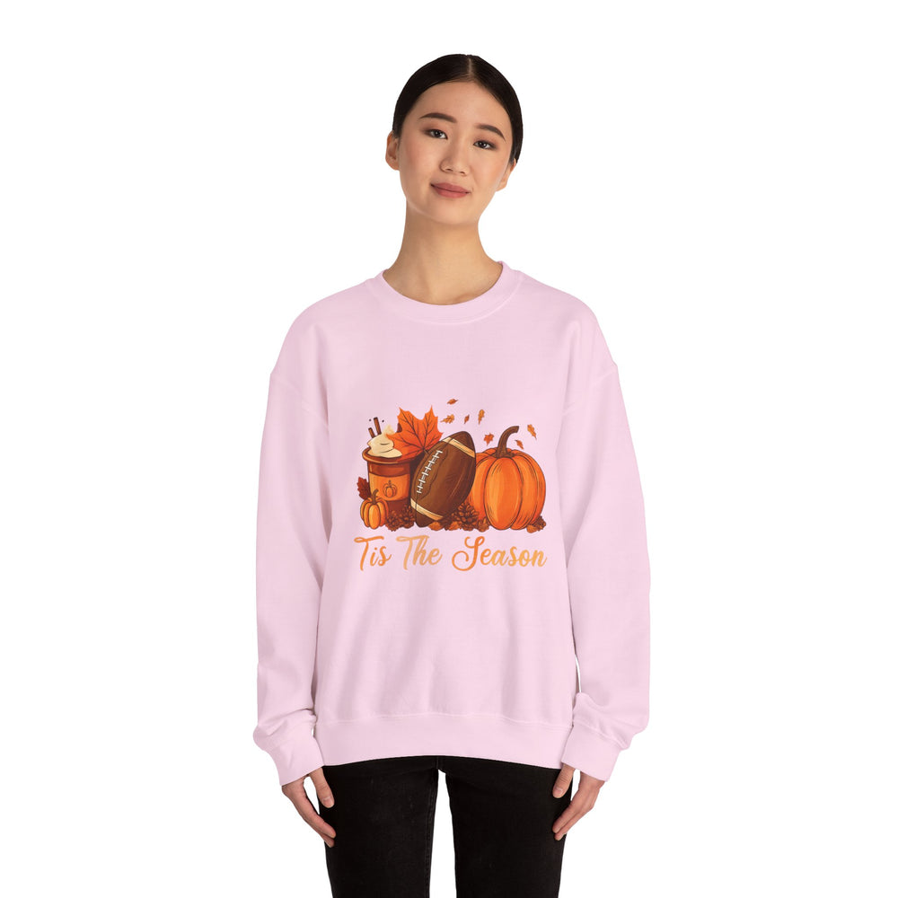 Cozy Fall Sweatshirt, Autumn Crewneck, Tis The Season Sweater, Pumpkin Spice Top, Thanksgiving Gift