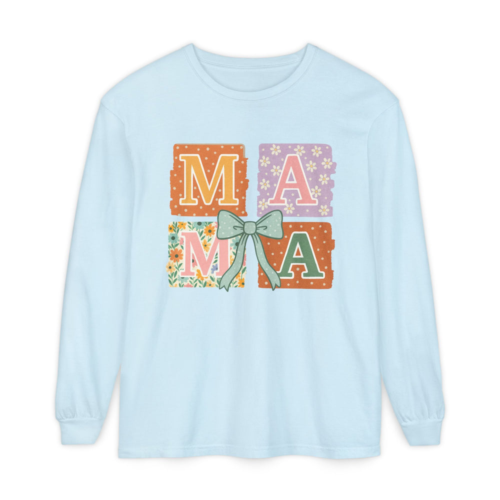 Mama Long Sleeve T-Shirt, Gift for Mom, Floral T-Shirt, Mother’s Day Gift, Comfortable Casual Wear