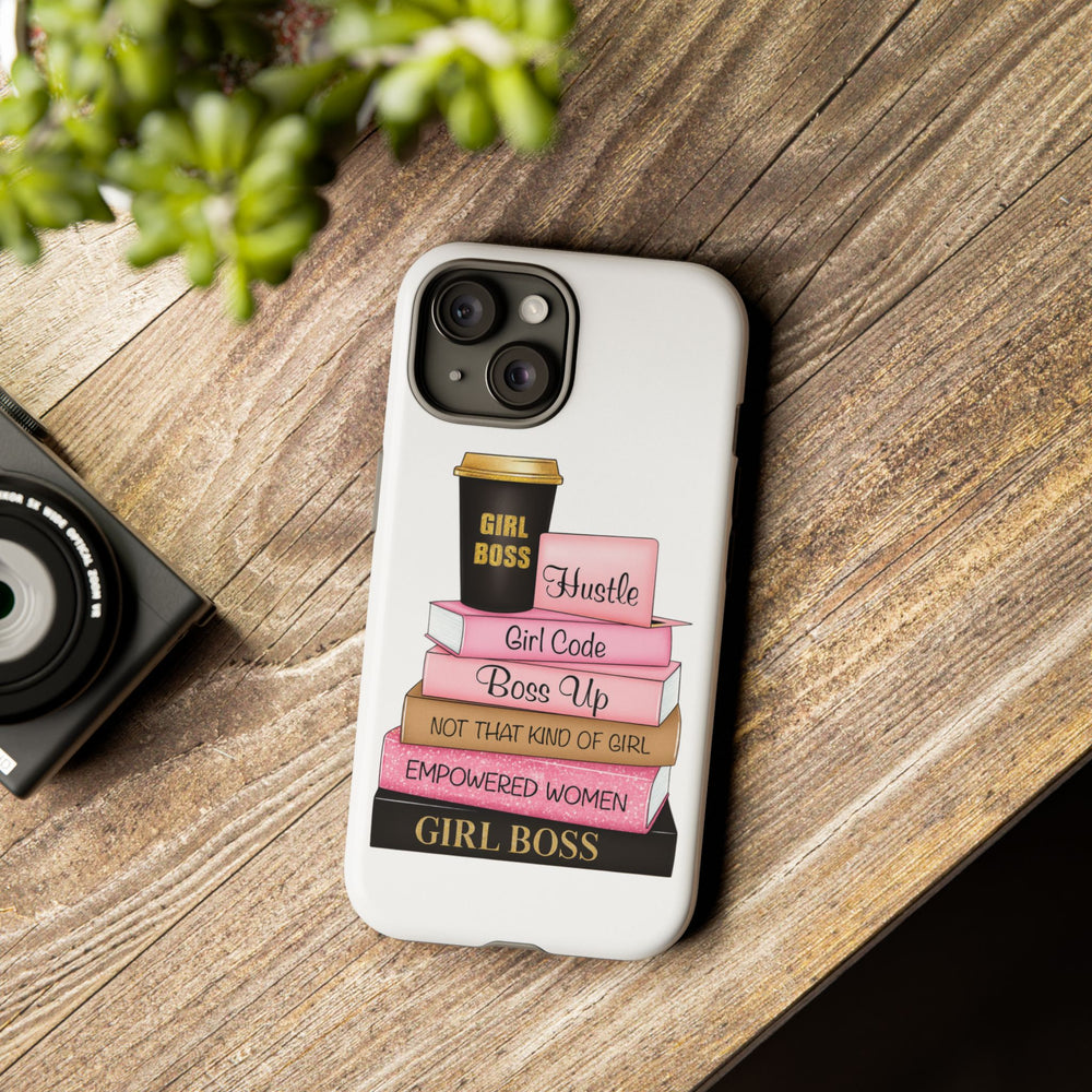Girl Boss Phone Case, Empowered Women Accessory, Hustle & Girl Code Gift, Motivational Tech Cover, Ideal for Boss Ladies