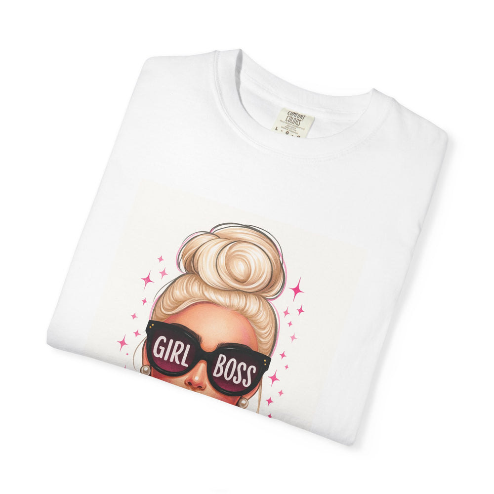 Glam Girl Boss T-Shirt, Empowerment Tee, Unisex Fashion, Gift for Her, Stylish Casual Wear