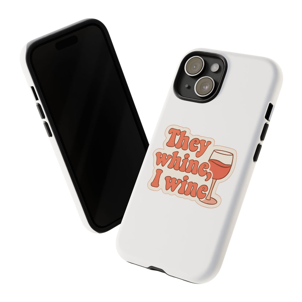 Wine Lover's Phone Case | Tough Case, Cell Phone Accessories, Gift for Her, Unique Phone Cover, Fun Wine Design