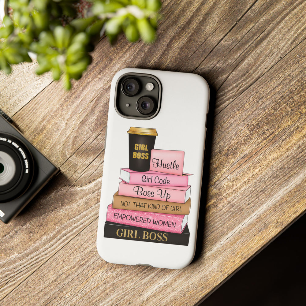 Girl Boss Phone Case, Empowered Women Accessory, Hustle & Girl Code Gift, Motivational Tech Cover, Ideal for Boss Ladies