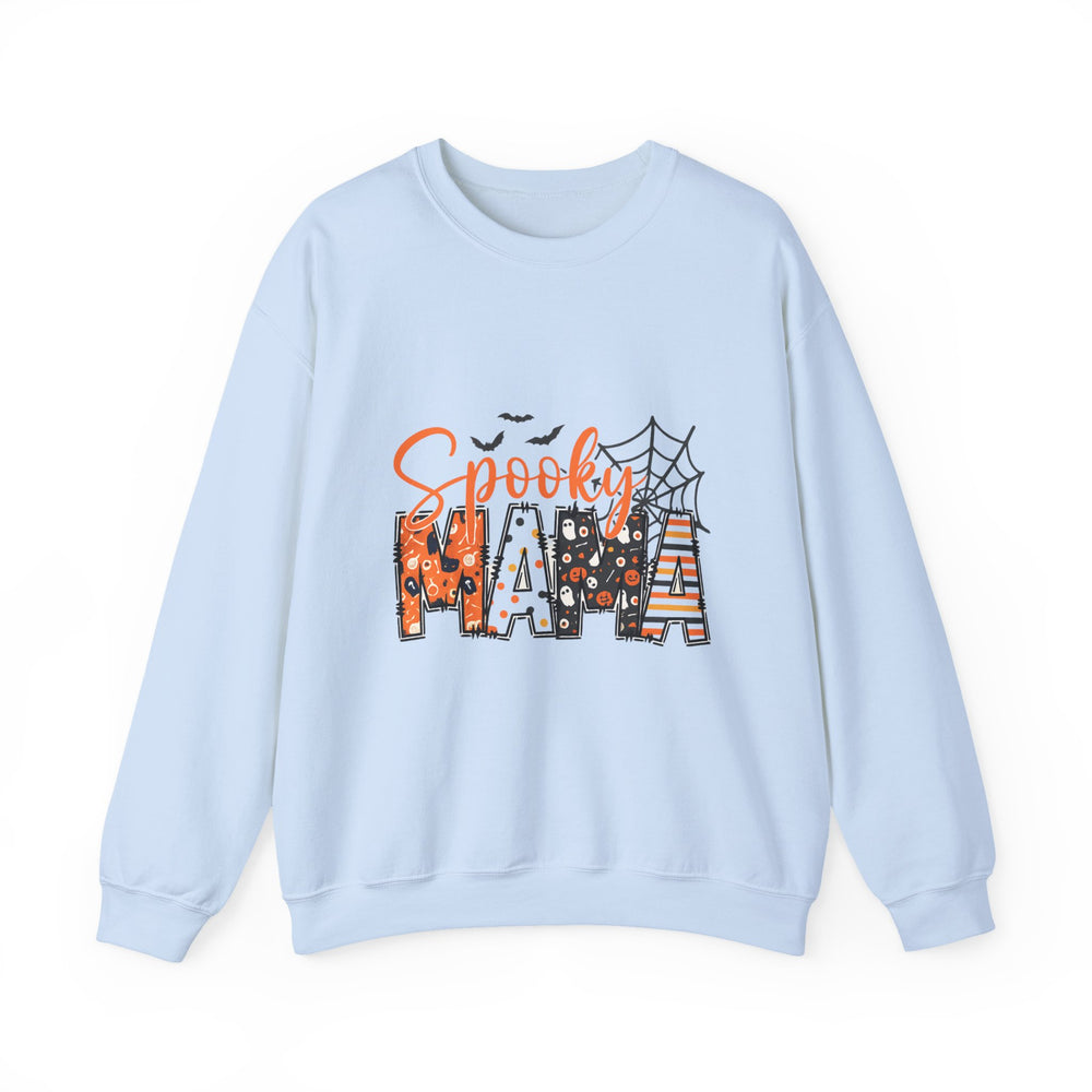 Spooky Mama Sweatshirt, Cozy Halloween Pullover, Fall Fashion, Unisex Crewneck, Halloween Gift, Seasonal Apparel