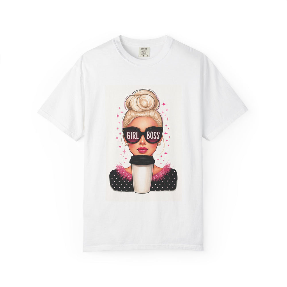 Glam Girl Boss T-Shirt, Empowerment Tee, Fashion Gift for Her, Stylish Casual Wear