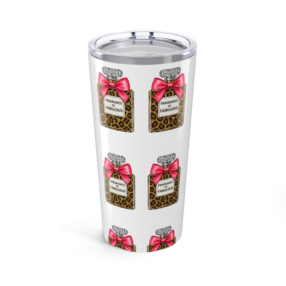 Fabulous Fragrance 20oz Tumbler, Stylish Insulated Drinkware, Perfume Lovers Gift, Cute Travel Mug, Unique Home Decor
