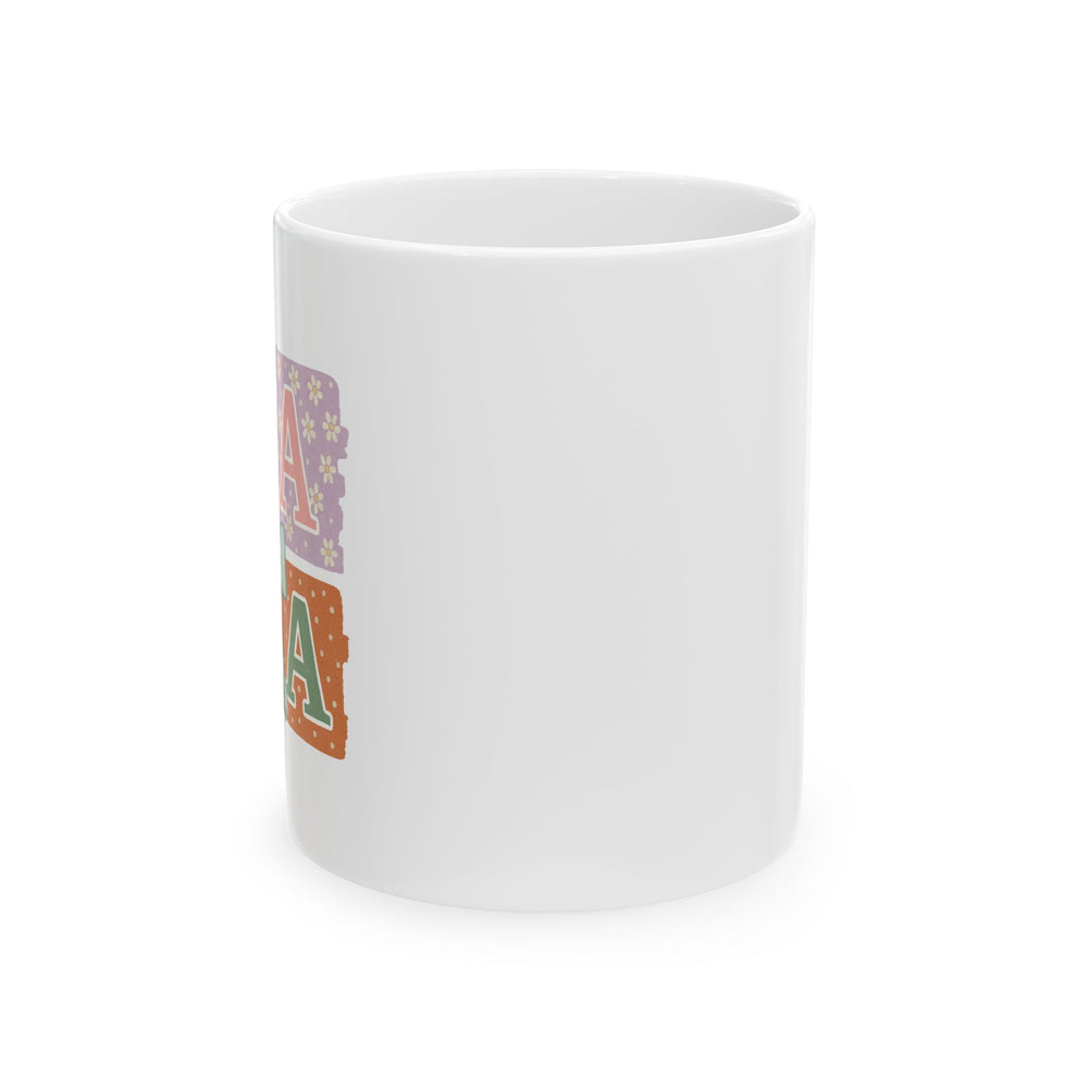 Colorful Ceramic Mug with Fun Design - Perfect for Gifting, Hot Beverages, Home Decor, Birthday Gift, and Holidays