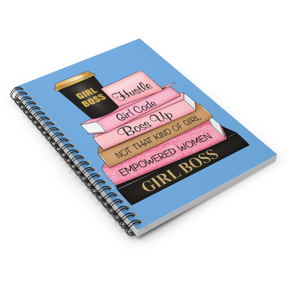 Girl Boss Spiral Notebook - Empowering Women, Perfect for Journaling, School, Office Use, Gifts, Motivation