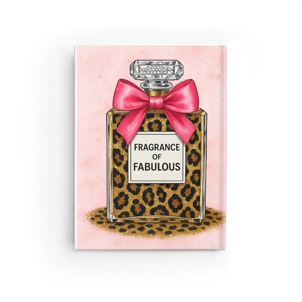 Fabulous Fragrance Journal - Stylish Notebook for Fashion Lovers, Gift for Her, Self-Care Journal, Leopard Print, Trendy Stationery