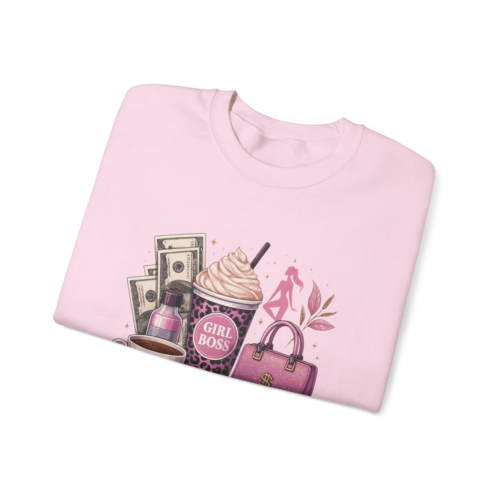 Boss Babe Crewneck Sweatshirt, Inspirational Sweatshirt for Women, Gift for Her, Casual Outfit, Girls Night Out