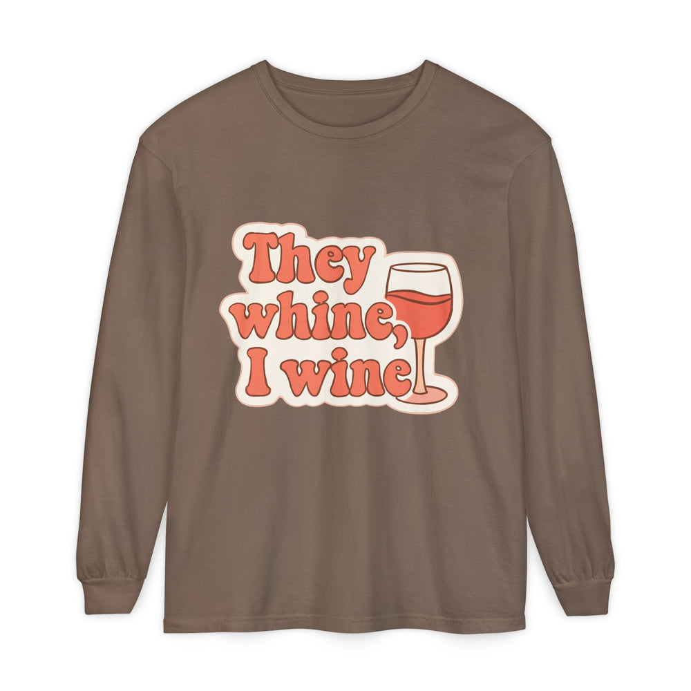 Wine Lovers Long Sleeve T-Shirt, Funny Wine Tee, Gift for Wine Enthusiasts, Fun Gatherings Shirt, Perfect for Parties