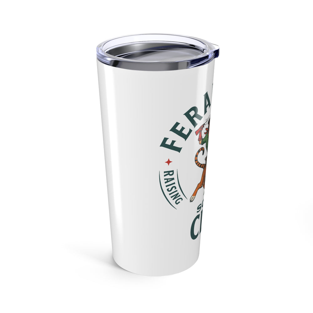 Vintage Animal Lover Tumbler, 20oz Insulated Mug, Feral Mom Club Gift, Funny Travel Cup, Wild West Vibe, Unique Social Club Drinkware