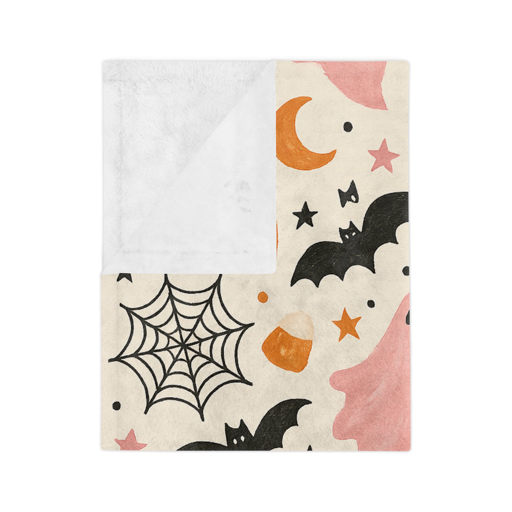 Halloween Ghost Blanket, Cozy Fall Decor, Microfiber Throw, Spooky Season Gifts, Kids Ghost Blanket