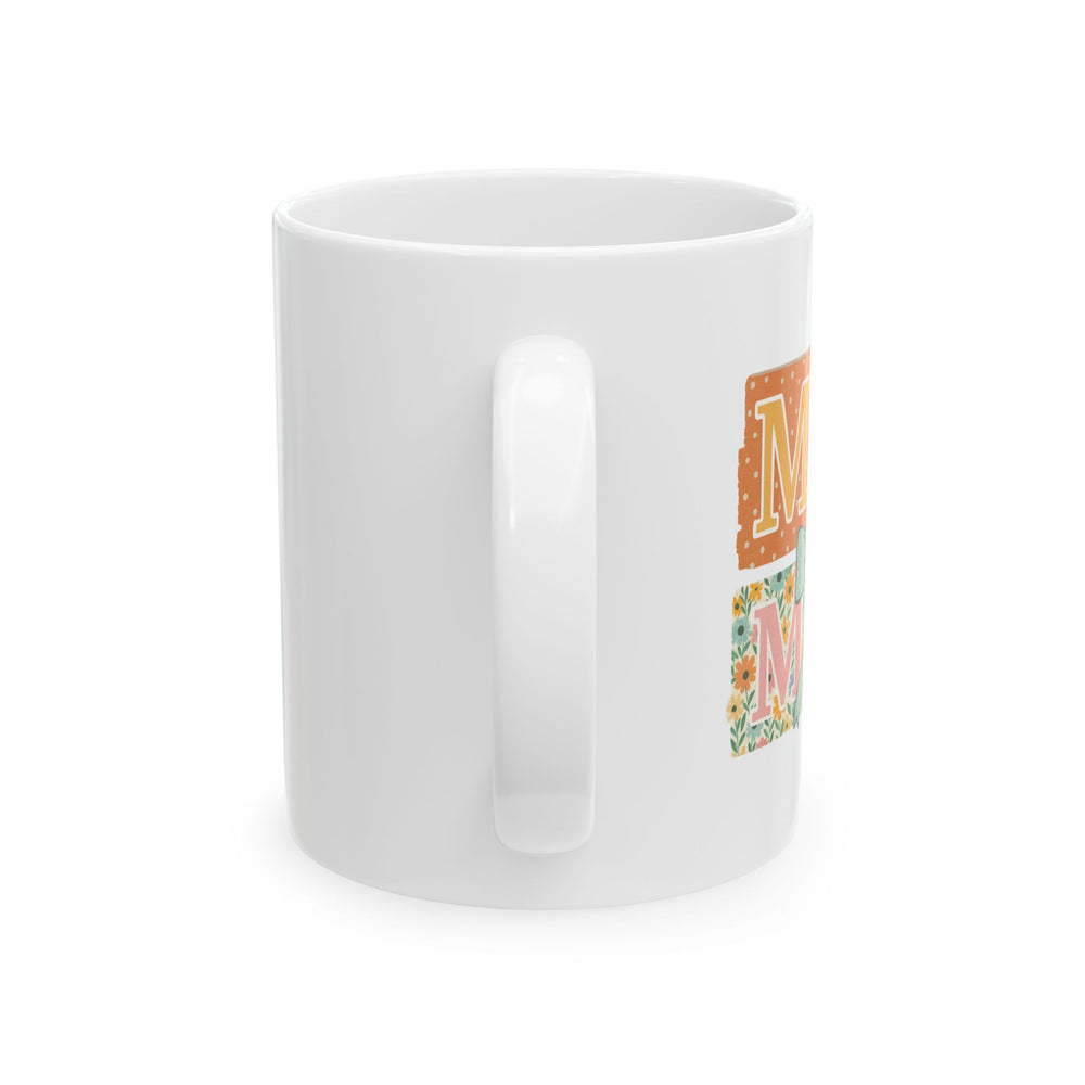 Colorful Ceramic Mug with Fun Design - Perfect for Gifting, Hot Beverages, Home Decor, Birthday Gift, and Holidays