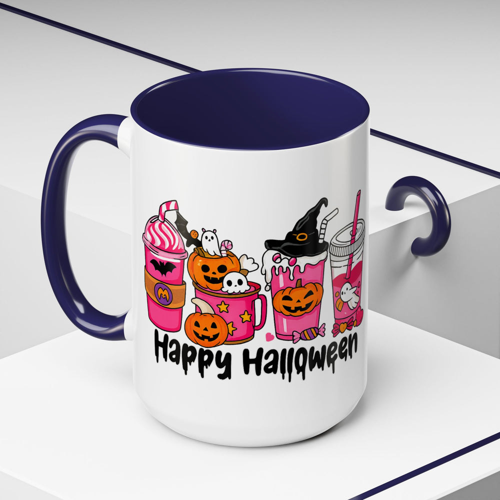 Halloween Accent Coffee Mug with Fun Designs, Perfect for Spooky Season, Gift for Coffee Lovers, Unique Holiday Mug