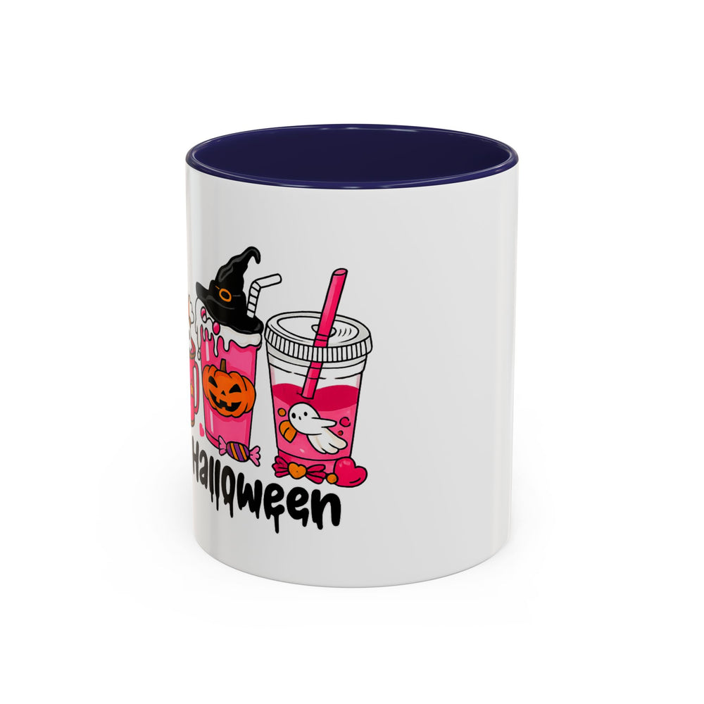 Halloween Accent Coffee Mug with Fun Designs, Perfect for Spooky Season, Gift for Coffee Lovers, Unique Holiday Mug