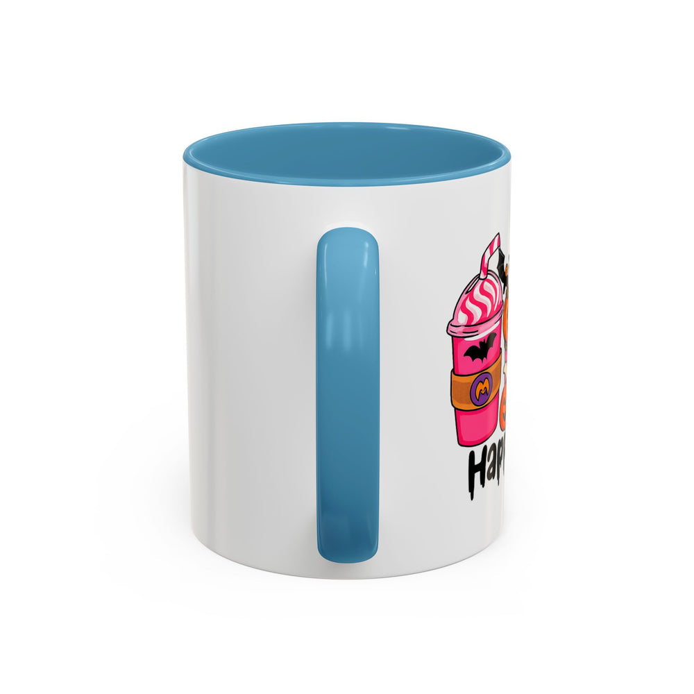 Halloween Accent Coffee Mug with Fun Designs, Perfect for Spooky Season, Gift for Coffee Lovers, Unique Holiday Mug