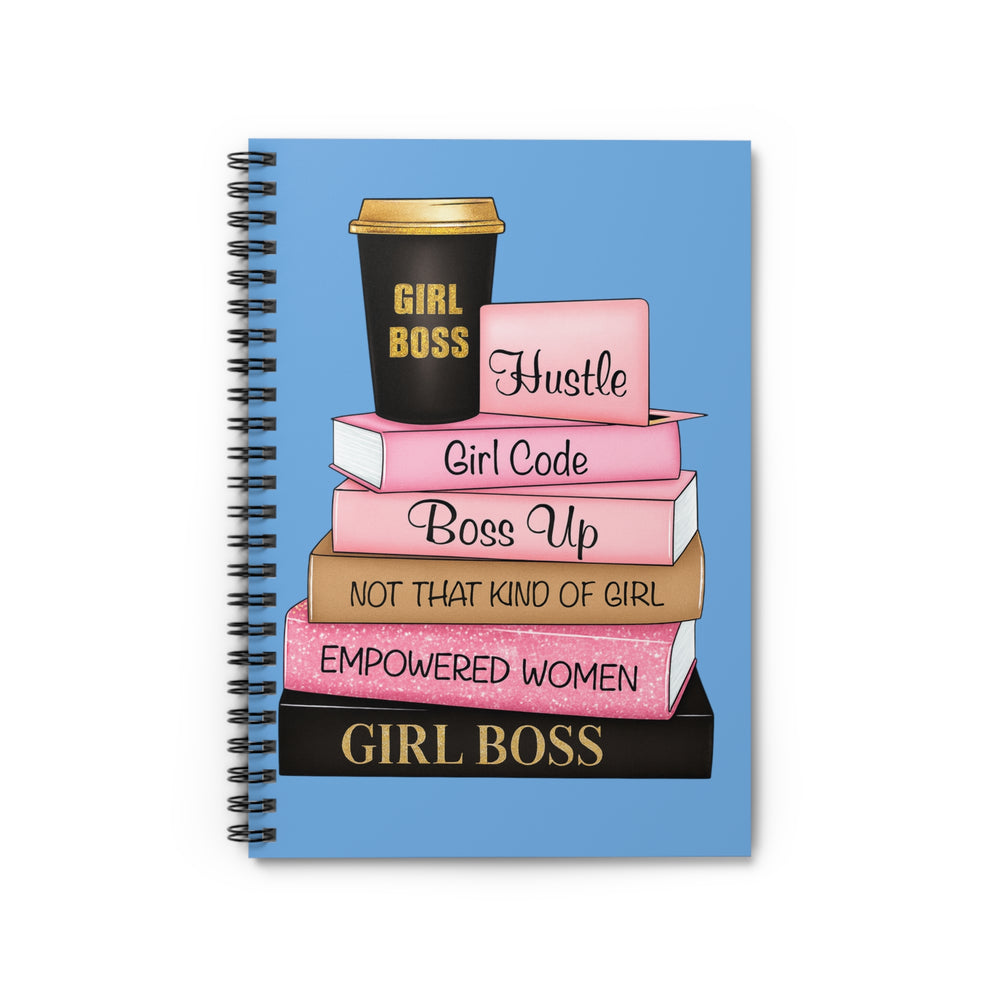 Girl Boss Spiral Notebook - Empowering Women, Perfect for Journaling, School, Office Use, Gifts, Motivation