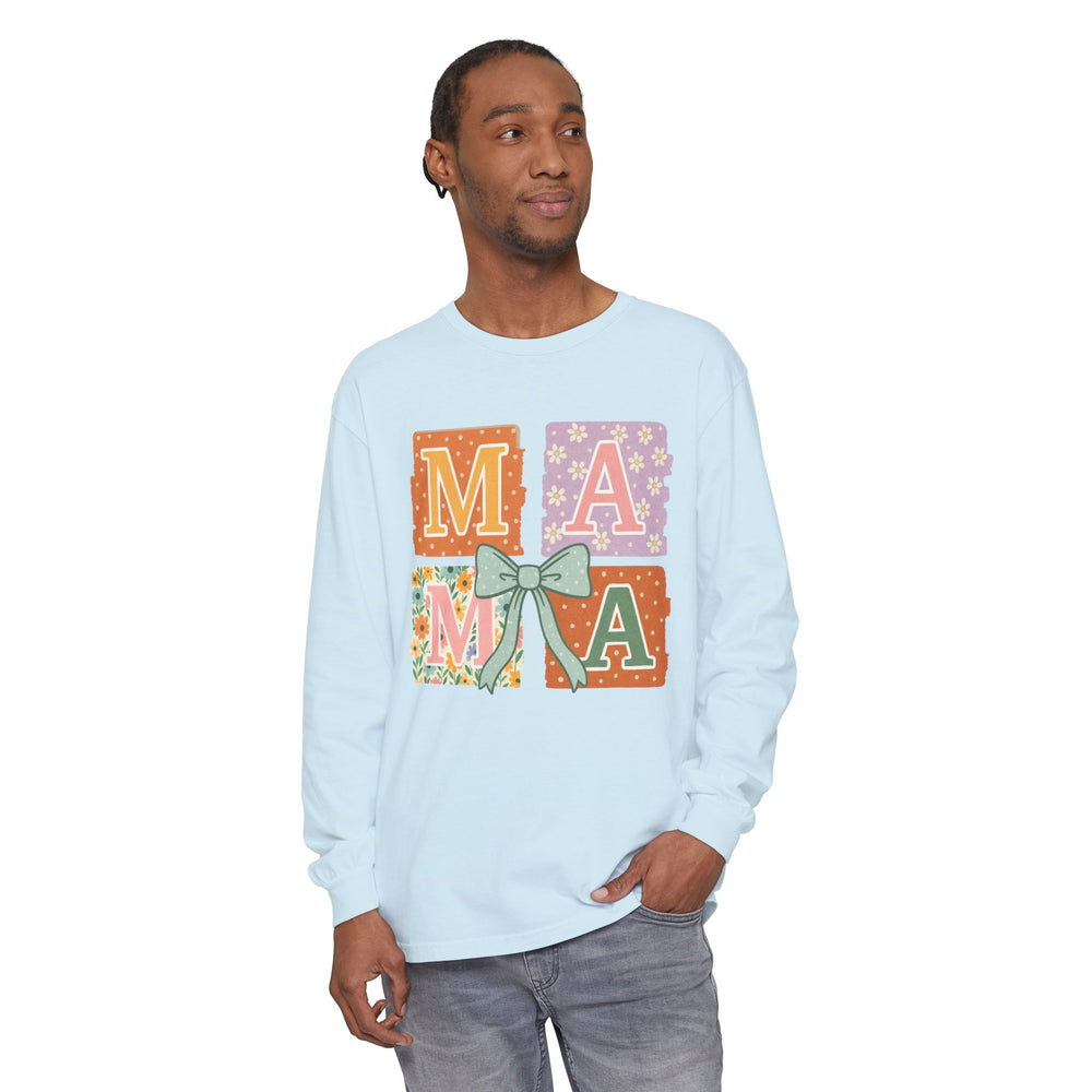 Mama Long Sleeve T-Shirt, Gift for Mom, Floral T-Shirt, Mother’s Day Gift, Comfortable Casual Wear