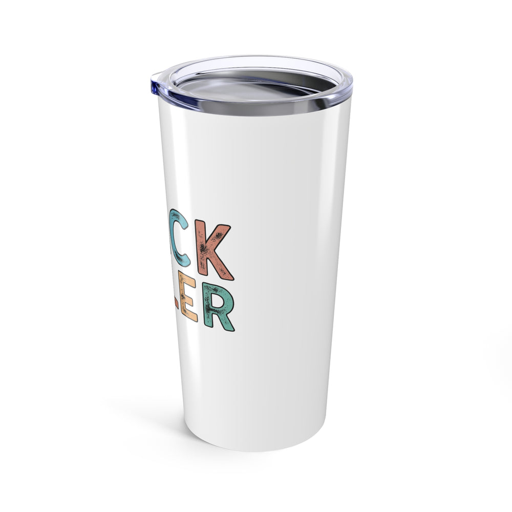 Snack Dealer Tumbler 20oz, Fun Travel Mug, Gift for Snack Lovers, Personalized Insulated Cup, Unique Kitchen Accessory