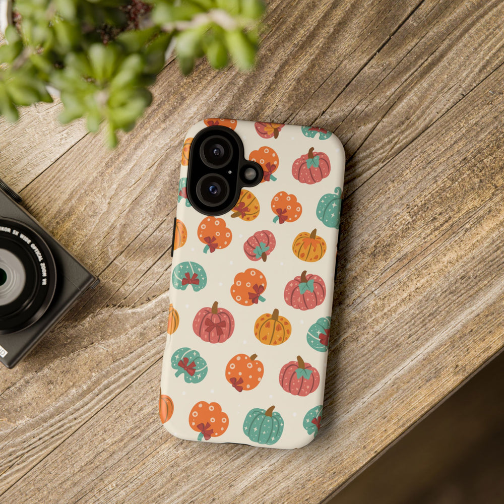 Pumpkin Phone Case - Cute Fall Design, Autumn Accessory, Gift for Her, Halloween Decor, Cozy Vibes