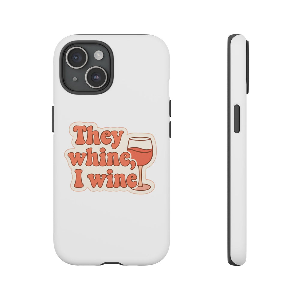 Wine Lover's Phone Case | Tough Case, Cell Phone Accessories, Gift for Her, Unique Phone Cover, Fun Wine Design