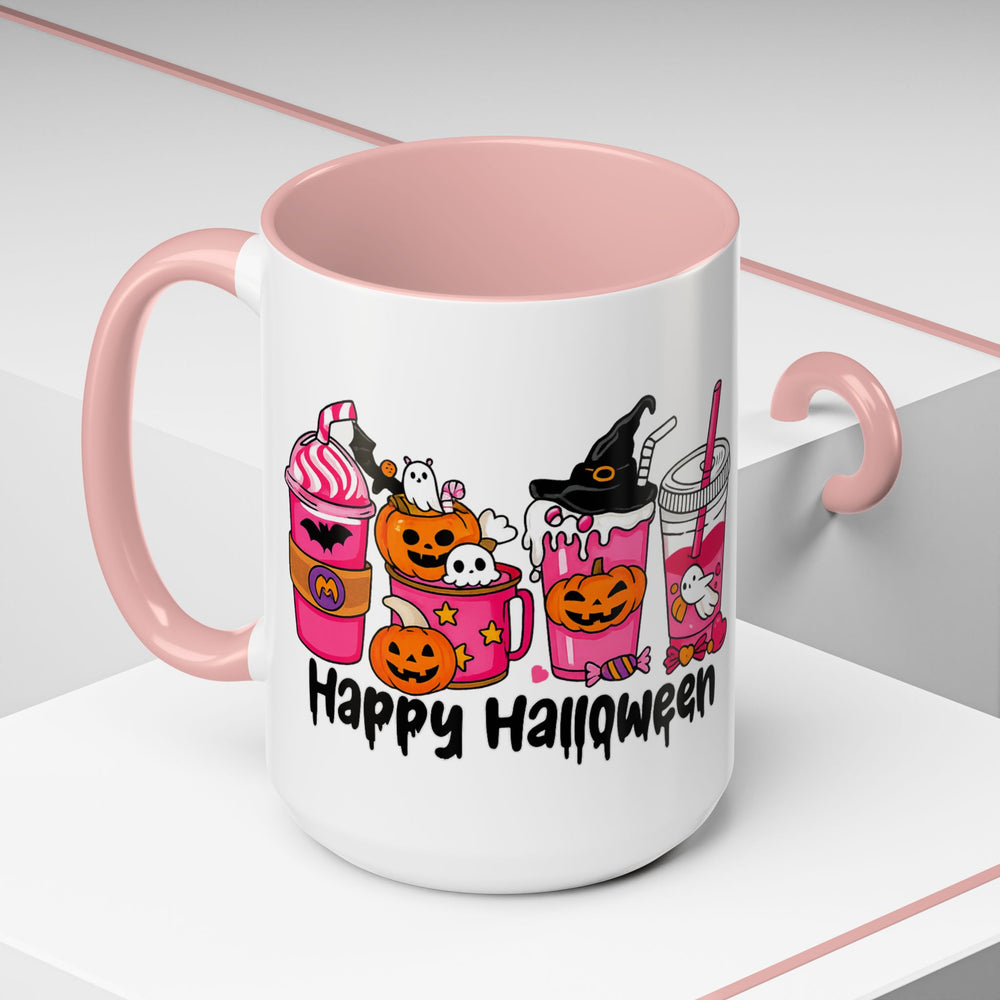 Halloween Accent Coffee Mug with Fun Designs, Perfect for Spooky Season, Gift for Coffee Lovers, Unique Holiday Mug