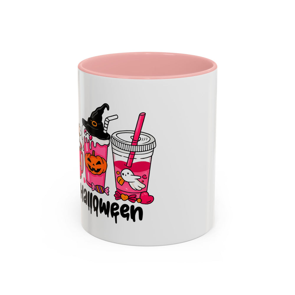 Halloween Accent Coffee Mug with Fun Designs, Perfect for Spooky Season, Gift for Coffee Lovers, Unique Holiday Mug