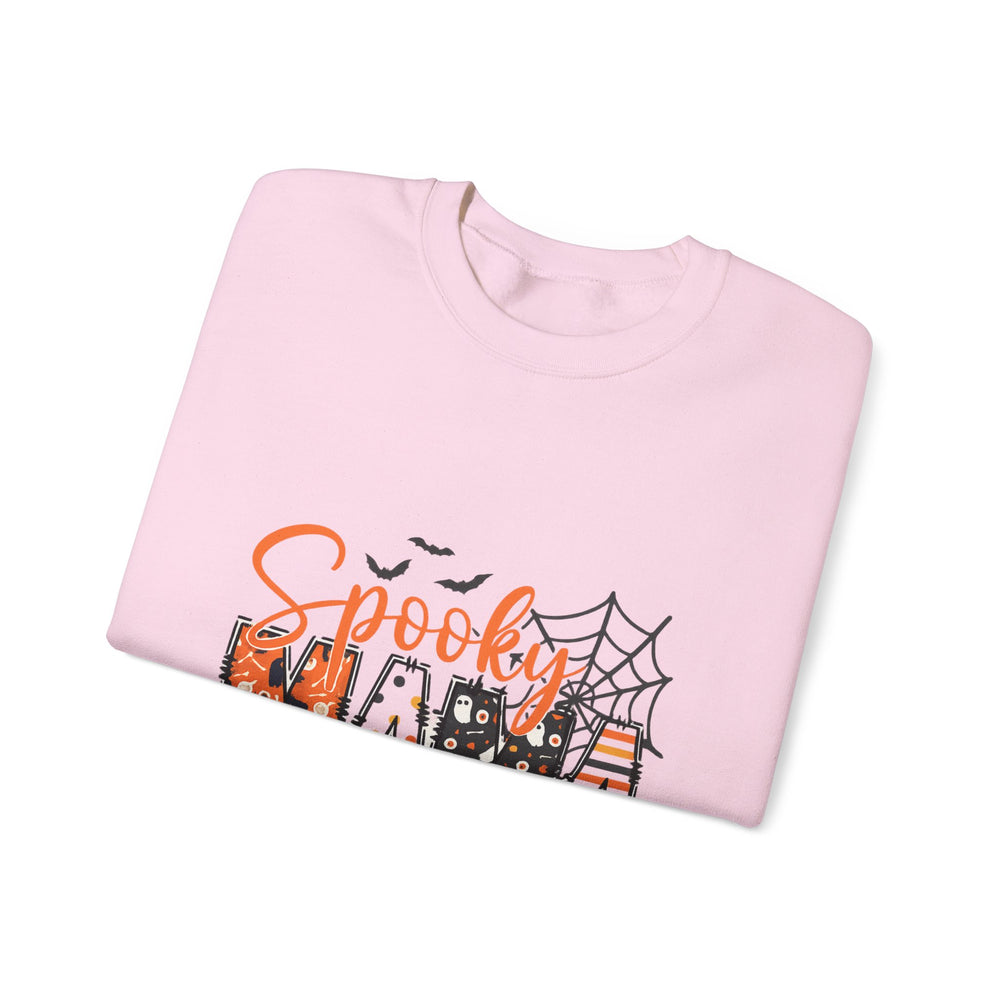 Spooky Mama Sweatshirt, Cozy Halloween Pullover, Fall Fashion, Unisex Crewneck, Halloween Gift, Seasonal Apparel