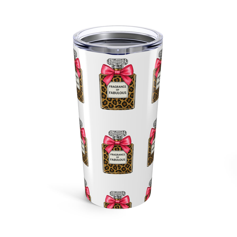 Fabulous Fragrance 20oz Tumbler, Stylish Insulated Drinkware, Perfume Lovers Gift, Cute Travel Mug, Unique Home Decor