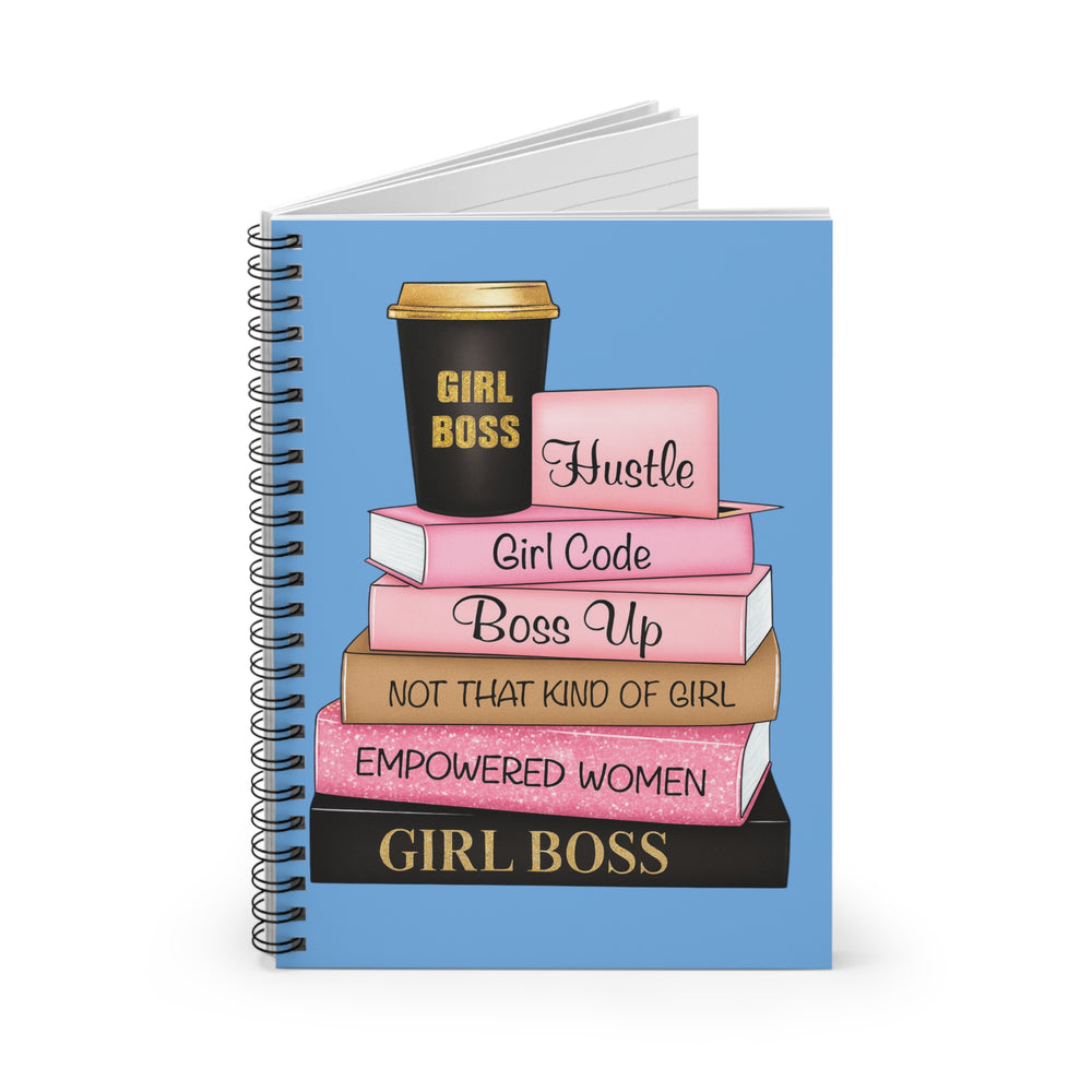 Girl Boss Spiral Notebook - Empowering Women, Perfect for Journaling, School, Office Use, Gifts, Motivation
