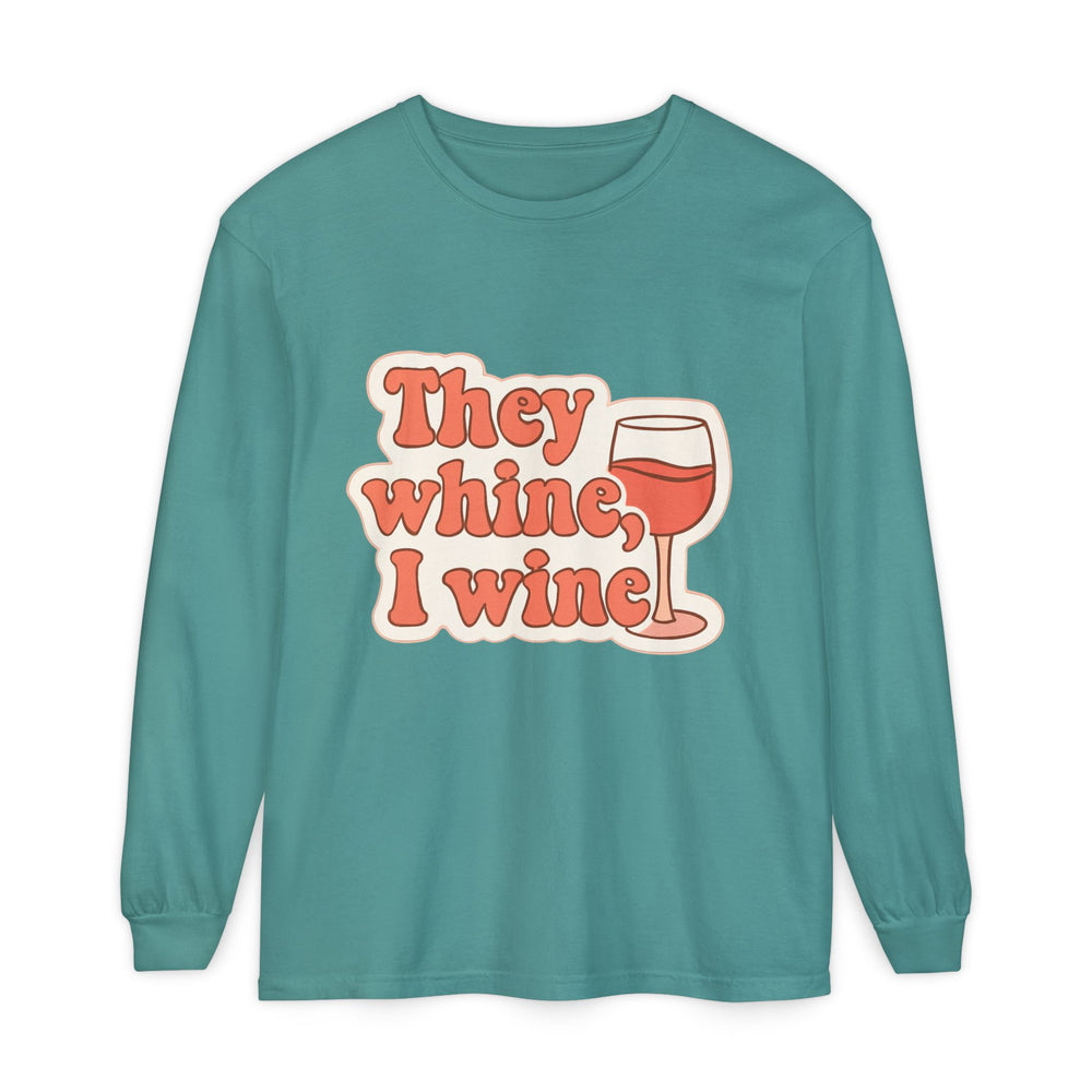 Wine Lovers Long Sleeve T-Shirt, Funny Wine Tee, Gift for Wine Enthusiasts, Fun Gatherings Shirt, Perfect for Parties