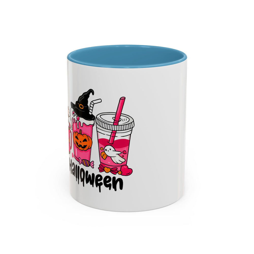 Halloween Accent Coffee Mug with Fun Designs, Perfect for Spooky Season, Gift for Coffee Lovers, Unique Holiday Mug